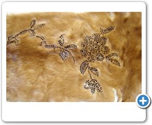 collection 4 cut steel+strass on mink
